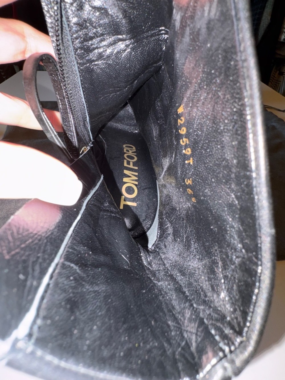 TOM FORD PADLOCK ANKLE BOOTIES - Picture 8 of 14
